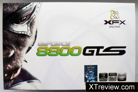  XFX GeForce 8800 GTS 640 Mb DDR3 box
