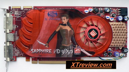 Sapphire Radeon HD 3850 256 Mb the card
