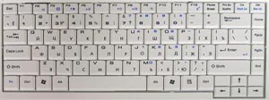 MSI MegaBook S425 keyboard