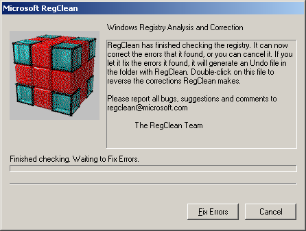Microsoft tregClean