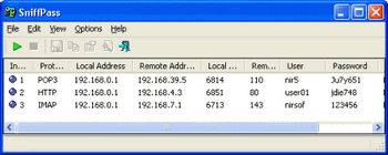 SniffPass v.1.05