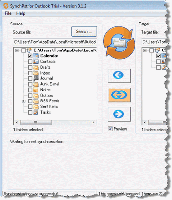 SynchPst for Outlook v.3.6.4
