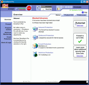 ZoneAlarm v.8.0.298.000